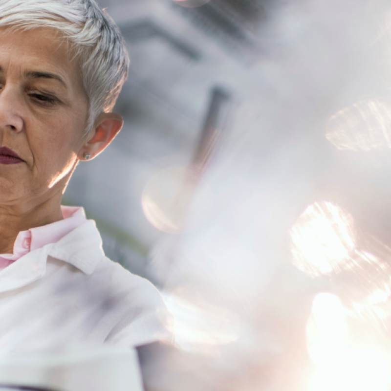 A scientist working in a laboratory